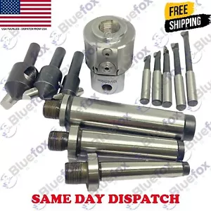 38MM Boring Head R8 1MT 2MT 3MT Shank Carbide Boring Bar Set Milling Bridgeport - Picture 1 of 10