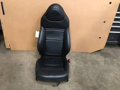 06-09 PONTIAC SOLSTICE FRONT RIGHT PASSENGER SIDE SEAT BLACK LEATHER OEM LOT3296 - Image 1 of 4
