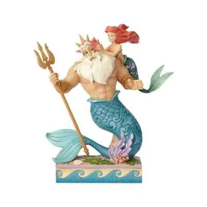 Disney Traditions - The Little Mermaid Ariel & Triton - Daddy's Little Princess - Picture 1 of 3