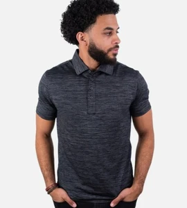 Polo Cariloha Bamboo Performance Jacquard Carbón - Grande - Imagen 1 de 2