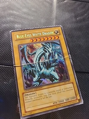 Reverse Holo Misprint Blue Eyes White Dragon BPT-003  - Image 1 of 4