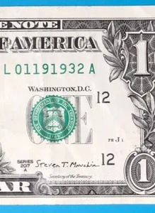 January 19, 1932 : L 01191932 A BIRTHDAY Note $1 One Dollar Bill - Picture 1 of 3
