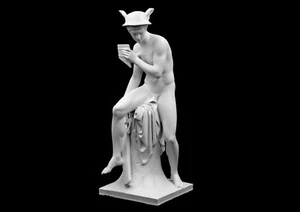 Hermes (Mercury) Greek God Statue - Mythical Messenger of the Gods Sculpture | - Picture 1 of 4