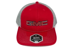 GMC Red Hat Cap - SHIPPED IN A BOX - USA - GM Licensed Product - Picture 1 of 4