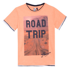 3Pommes Boys' Arizona Dream T-shirt Orange Size 5-6 Years 116cm New Free P&P UK