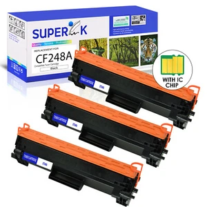 3PK Compatible CF248A 48A Toner for HP LaserJet Pro MFP M28W M28A M29W M29A - Photo 1/24