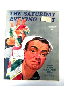 FUNDA POSTAL SÁBADO NOCHE 23/05/1942 Artista Charles Kaiser AZ27 - Imagen 1 de 3