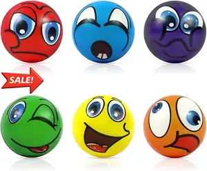 6pcs Funny Face Squeeze Stress Balls Stress Relief Ball Sensory Stress Ball 2025 - Picture 1 of 7