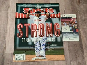 JSA Jonny Gomes Signed Sports Illustrated COA 4/29/13 NO LABEL NL Boston Strong - Picture 1 of 4