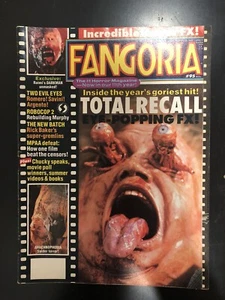 Fangoria Magazine #95 - August 1990 - Total Recall / Darkman / Ghosthouse Poster - Picture 1 of 8