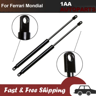 2x Hood Lift Supports Shocks Struts Prop Rods For Ferrari Mondial 1980 - 1995 Foto 1 de 4