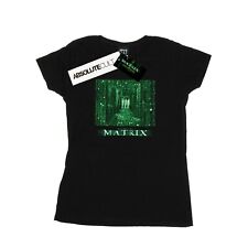 The Matrix Womens/Ladies Digital Cube Cotton T-Shirt (BI34151)