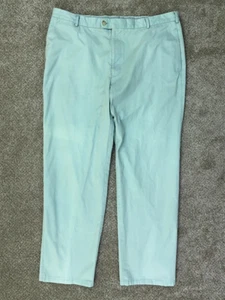 Peter Millar Pants Mens 40x32 Turquoise Golf Chino Twill Pima Cotton - Picture 1 of 11