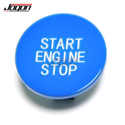 Cubierta de moldura de botón de parada de arranque del motor rojo y azul para BMW M3 M4 G80 G82 G83 21-22 Foto 1 de 4