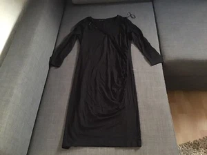 Kleid Damen 3/4 Arm XS Schwarz Midi Body Flirt - Bild 1 von 5