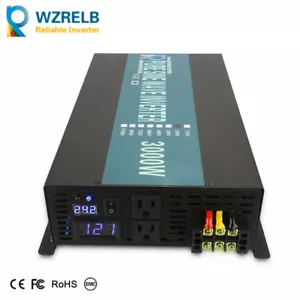 Reiner Sinus Wechselrichter 3000W Batterie DC AC Power Converter 60V 72V auf 120V Wohnmobil - Bild 1 von 10