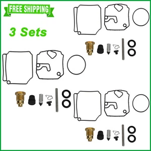 3Set Carburetor Carb Rebuild Kit for Yamaha 75 80 90 HP 2-stroke 6H1-W0093-10-00 - Picture 1 of 11