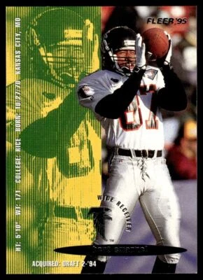 1995 Fleer #16 Bert Emanuel - Atlanta Falcons - Image 1 of 2