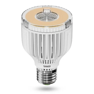 New SANSI 40W LED Light Bulbs A19 5500lm 3000K Warm white Home Len Lamp E26 120V - Image 1 of 4