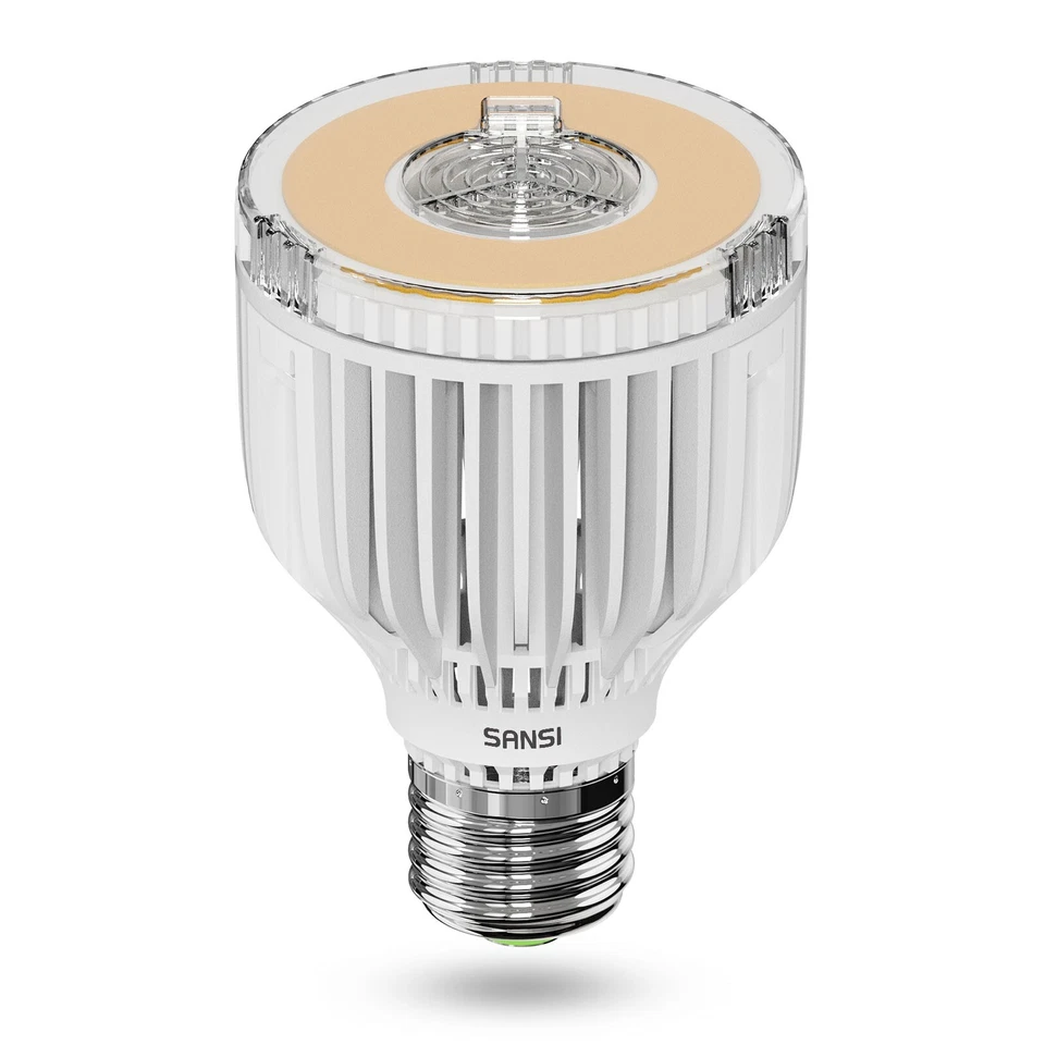 New SANSI 40W LED Light Bulbs A19 5500lm 3000K Warm white Home Len Lamp E26 120V - Image 1 of 4
