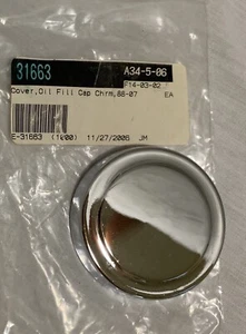 Oil Fill Cap Cover Chrome 88-07  31663 - Imagen 1 de 2