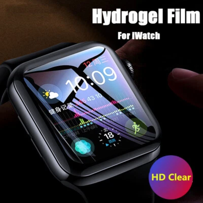 Screen Protector for Apple Watch 45MM 44 Series 7/6 TPU Clear Film for iWatch 49 - Image 1 of 4