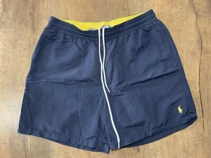Ralph Lauren Men’s Swim Trunks Size XL Swimwear Navy/Yellow Summer Extra Large - Picture 1 of 7