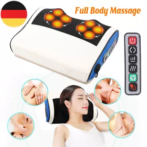 Elektrisch Massagekissen Rücken Nacken Schulter Massagegerät mit Wärmefunktion - Bild 1 von 11