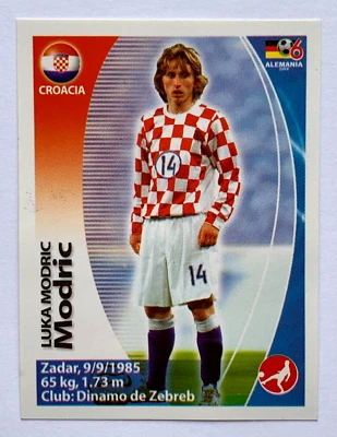 LUKA MODRIC Navarrete Sticker Rookie 2006 #350 Update A Dinamo de Zebreb Croatia - Image 1 of 2