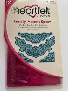 Heartfelt Creations Swirly Accent Spray Die Set Retired - Bild 1 von 2