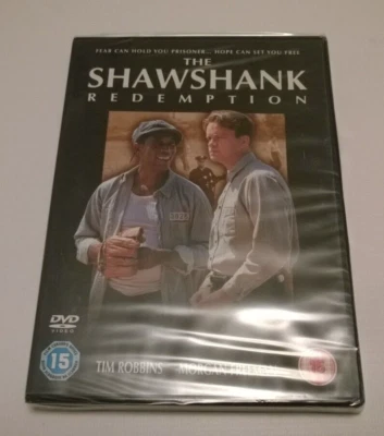 The Shawshank Redemption Tim Robbins (DVD) Region 2 | 1994 Sealed - Image 1 of 3