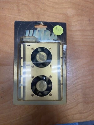 Enfriador de disco ultra duro con 2 ventiladores (rodamiento de bolas + cojinete de manga) 3,5" Foto 1 de 3