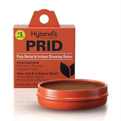 BRANDED Hyland's Naturals Prid Drawing Salve, Topical Skin Irritation Relief, for Splint