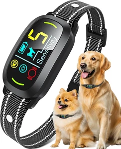 Collar Inteligente AI Ladridos para Perros Grandes Medianos Pequeños, Dispositivo Antiladridos con 5 Tra - Imagen 1 de 12