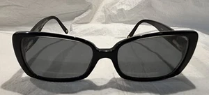 Vintage Black CHANEL 3063-B Crystal Sunglasses Frame W/ Prescription Lense - Picture 1 of 9