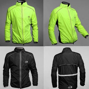 Women Men Cycling Motorcycle Windbreaker Waterproof Windproof Jacket Raincoat - Picture 1 of 22