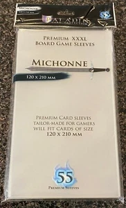 120mm x 210mm (Michonne) 55 Clear Paladin Premium Card Protection Sleeves - Picture 1 of 1