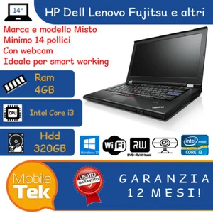 PC RICONDIZIONATO NOTEBOOK PORTATILE OTTIMO INTEL CORE I3 WINDOWS 10 - Foto 1 di 3