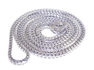 Collana uomo argento Franco Link fantasia 43,9 grammi catenina 2,86 mm 36 pollici - Foto 1 di 7