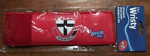 AFL St Kilda Saints WRISTY 3 IN 1 STUBBY HOLDER WALLET FOOTBALL - Picture 1 of 1