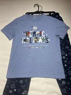 Dc Comics Batman Superman Flash Adult Size Pajamas PJ Sleepwear Comics Mens M - Image 1 of 4