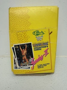 1990 Classic WWF Wrestling History of Wrestlemania Series 2 Box (31 Packs) - Picture 1 of 4