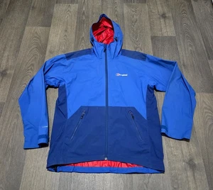 Berghaus ' HydroShell Hooded & Waterproof ' Jacket - Mens Medium - Blue - Picture 1 of 7