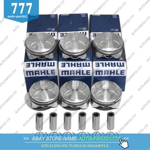 6x MAHLE Pistons & Rings STD Φ88mm for Mercedes-Benz C300 E280 GLK300 3.0L V6 - Picture 1 of 6