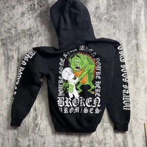 Broken Promises x Casper You're Gone Black Graphic Mens Small Pullover Hoodie - Picture 1 of 9
