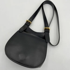 Vintage Celine Umhängetasche schwarz Leder gebraucht Japan ohne Staubbeutel - Bild 1 von 10
