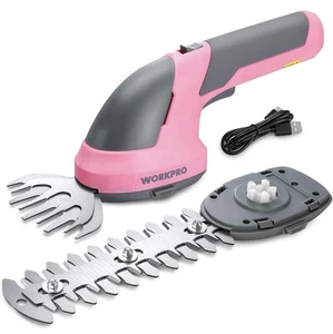 WORKPRO Pink Akku-Heckenschere und Grasschere 7,2 V Lithium-Ionen Akku - Bild 1 von 12