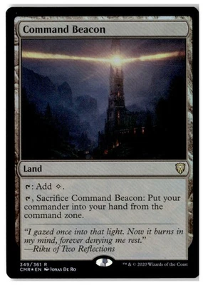 MTG Foil Command Beacon - Commander Legends Moderately Played English - Image 1 of 2