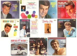 BOBBY VEE  HUGE LOT OF 11 Original 12" ALBUMS Rubber Ball / Devil Or Angel + SEE - Picture 1 of 23