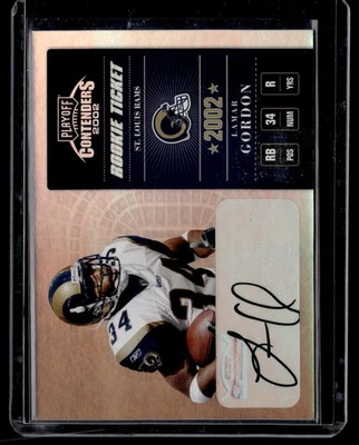 2002 Playoff Contenders #150 Lamar Gordon Auto RC - Image 1 of 2